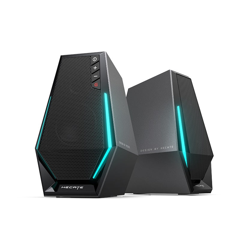 Edifier G1500 Wireless Gaming Speakers - 2.5' Drivers,  12 RGB Settings, Bluetooth V5.3/AUX/USB Gaming RGB Speakers Edifier G1500 Wireless Gaming Speakers - 2.5' Drivers,  12 RGB Settings, Bluetooth V5.3/AUX/USB Gaming RGB Speakers